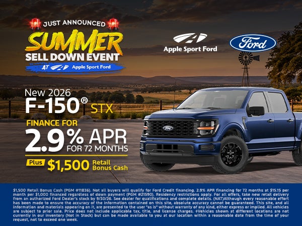 New 2026 F-150 STX