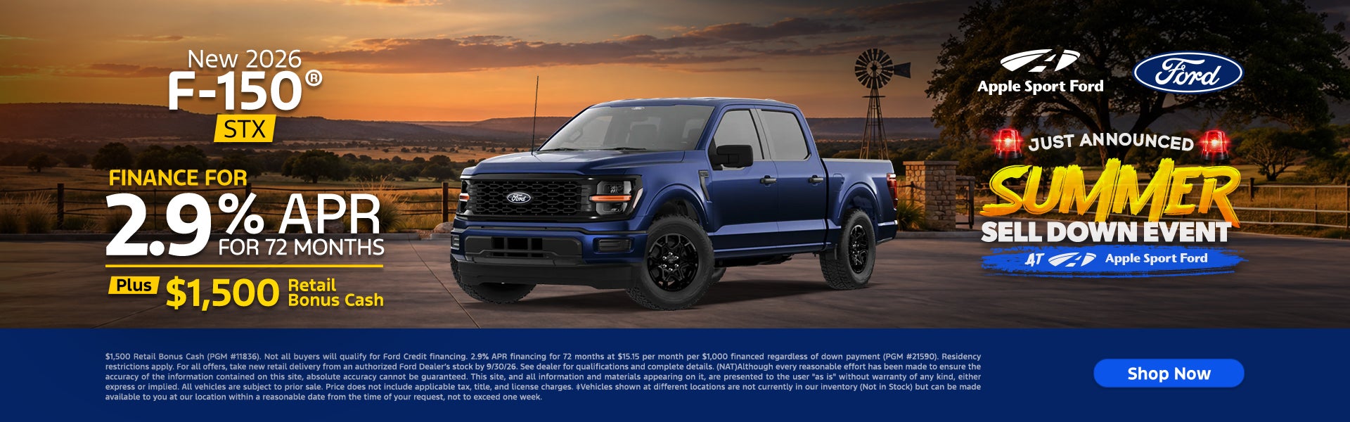 New 2026 F-150 STX
